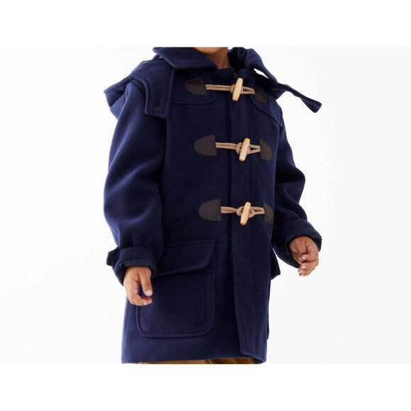NEW KORANGO USA classic boy overcoat in navy
